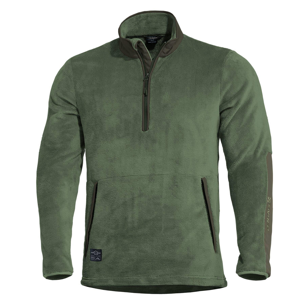 Pentagon Grizzly felpa in pile, verde camo