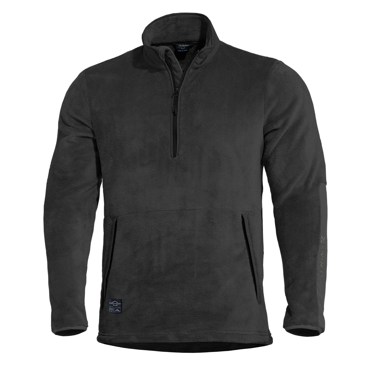 Pentagon Grizzly felpa in pile, nera