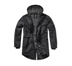 Brandit Marsh Lago Teddyparka, nero