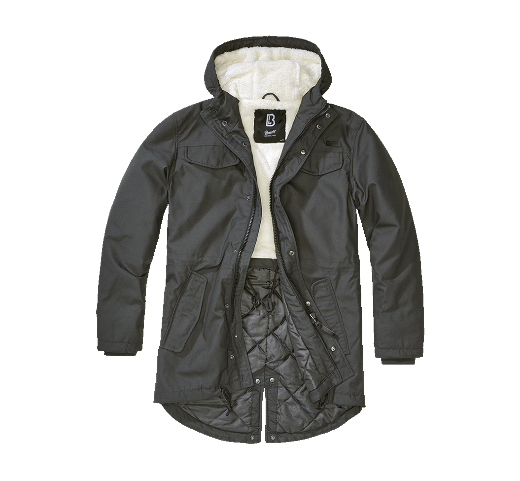 Brandit Marsh Lake Teddyparka, anthracite