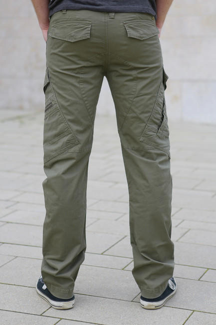 Brandit Adven pantaloni slim fit, neri