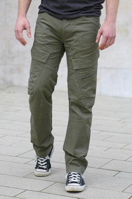 Brandit Adven pantaloni slim fit, neri