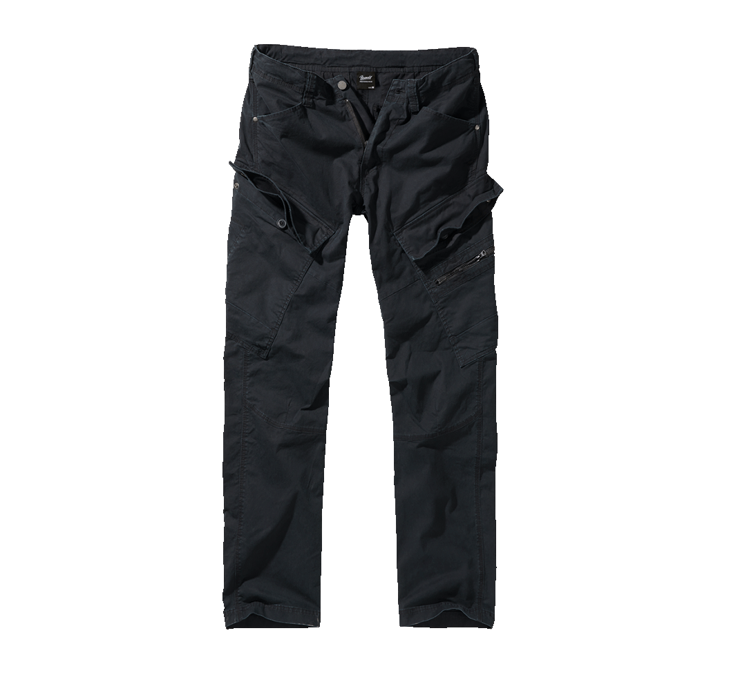 Brandit Adven nohavice slim fit, čierne