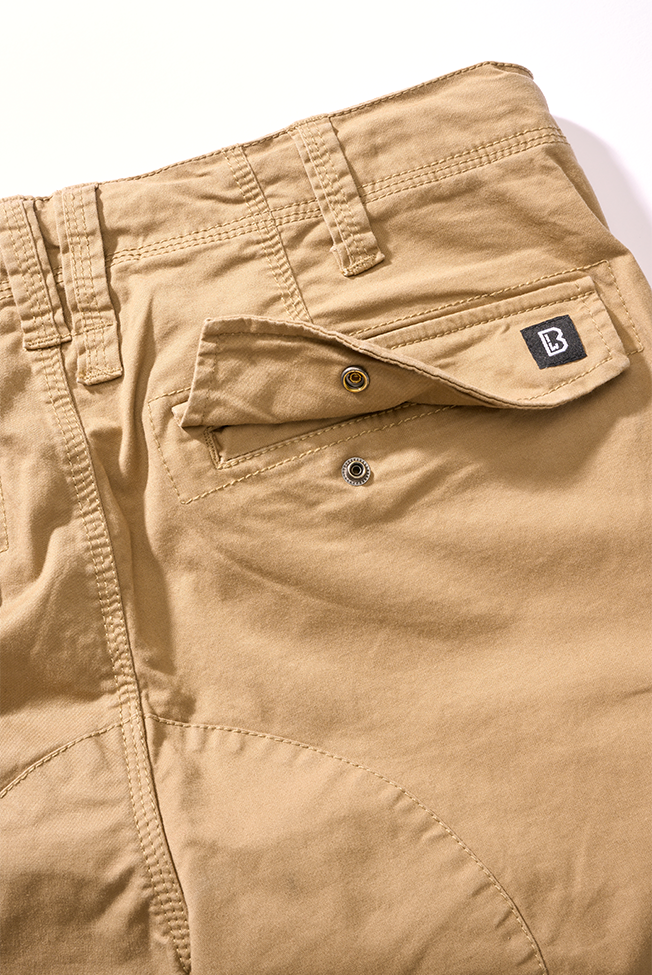 Brandit Adven Slim Fit nohavice, camel