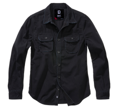 Brandit Vintage camicia a maniche lunghe da donna, nero