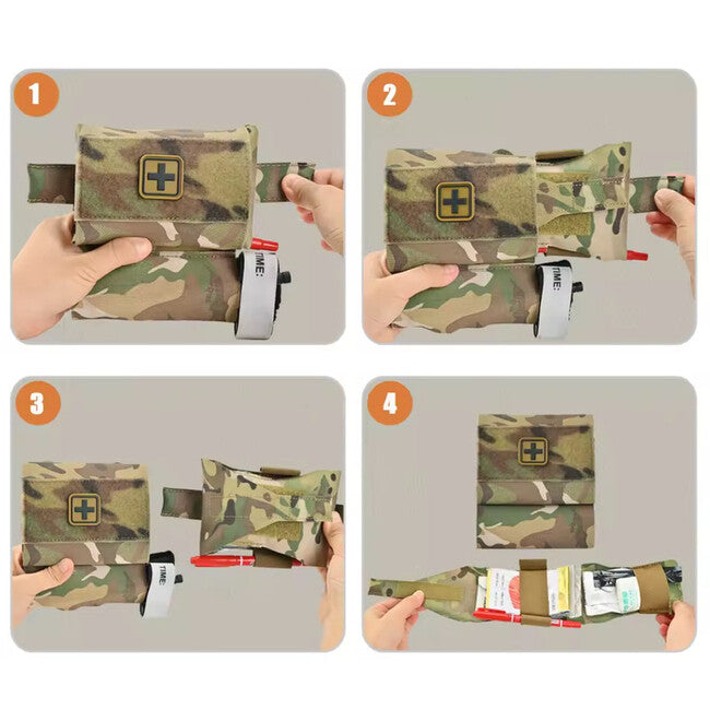 Leguon SaberMicro custodia micro trauma medico, nero camo