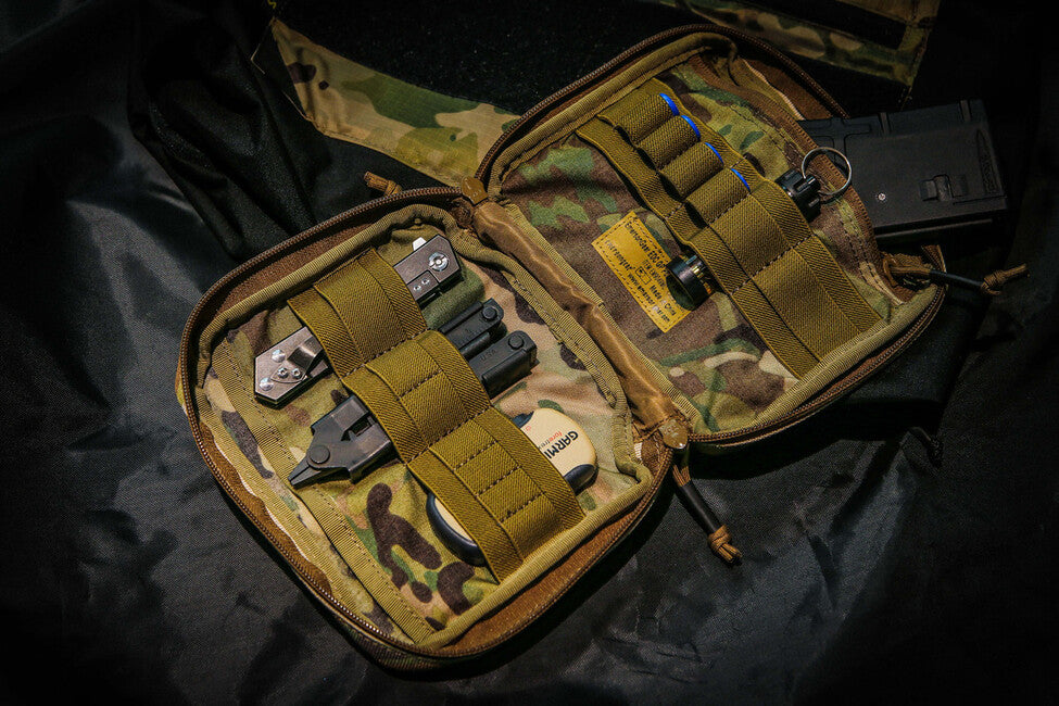 Emersongear EDC GP custodia multifunzionale, grigio