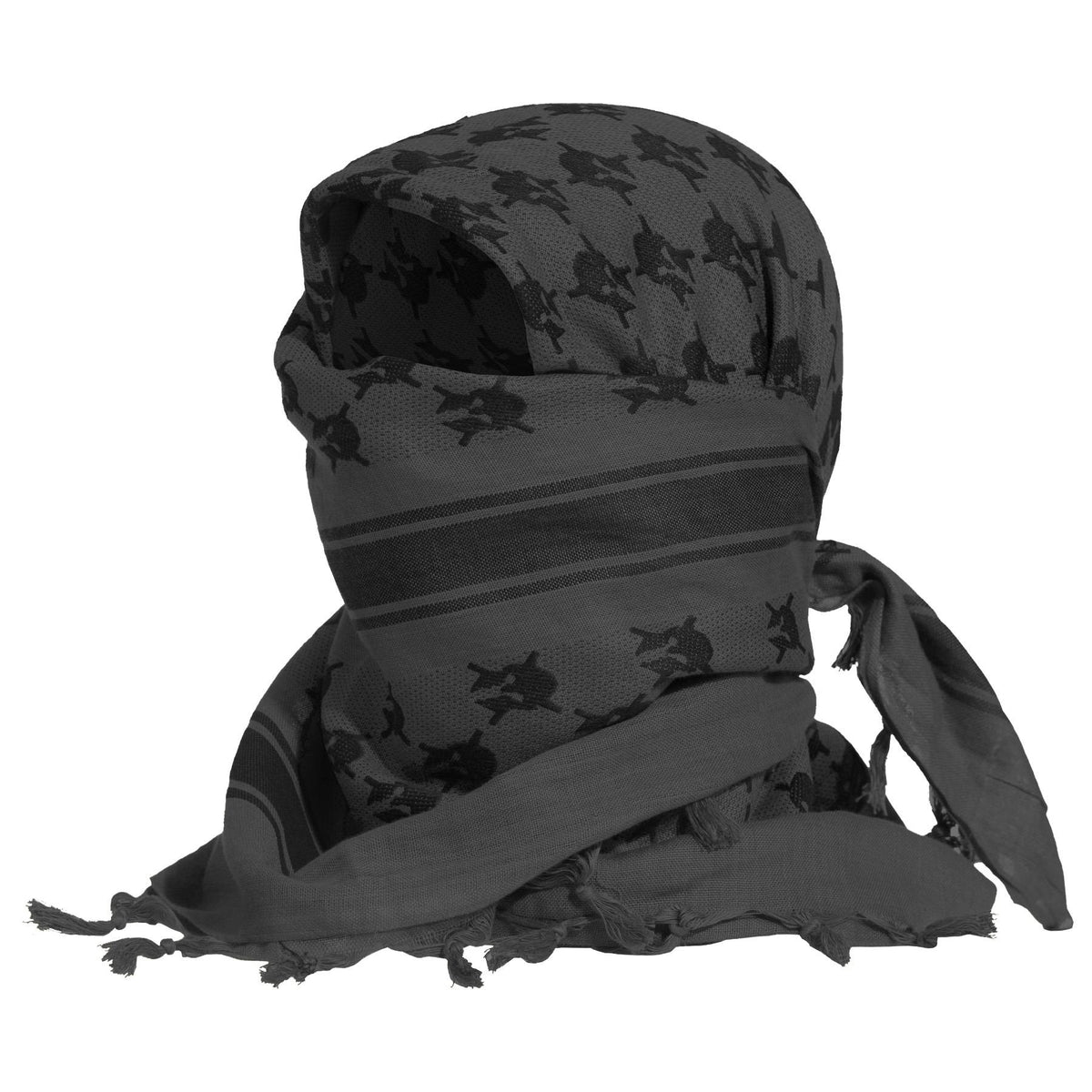 Pentagon Atreus sciarpa palestinese 110 x 110 cm, nera