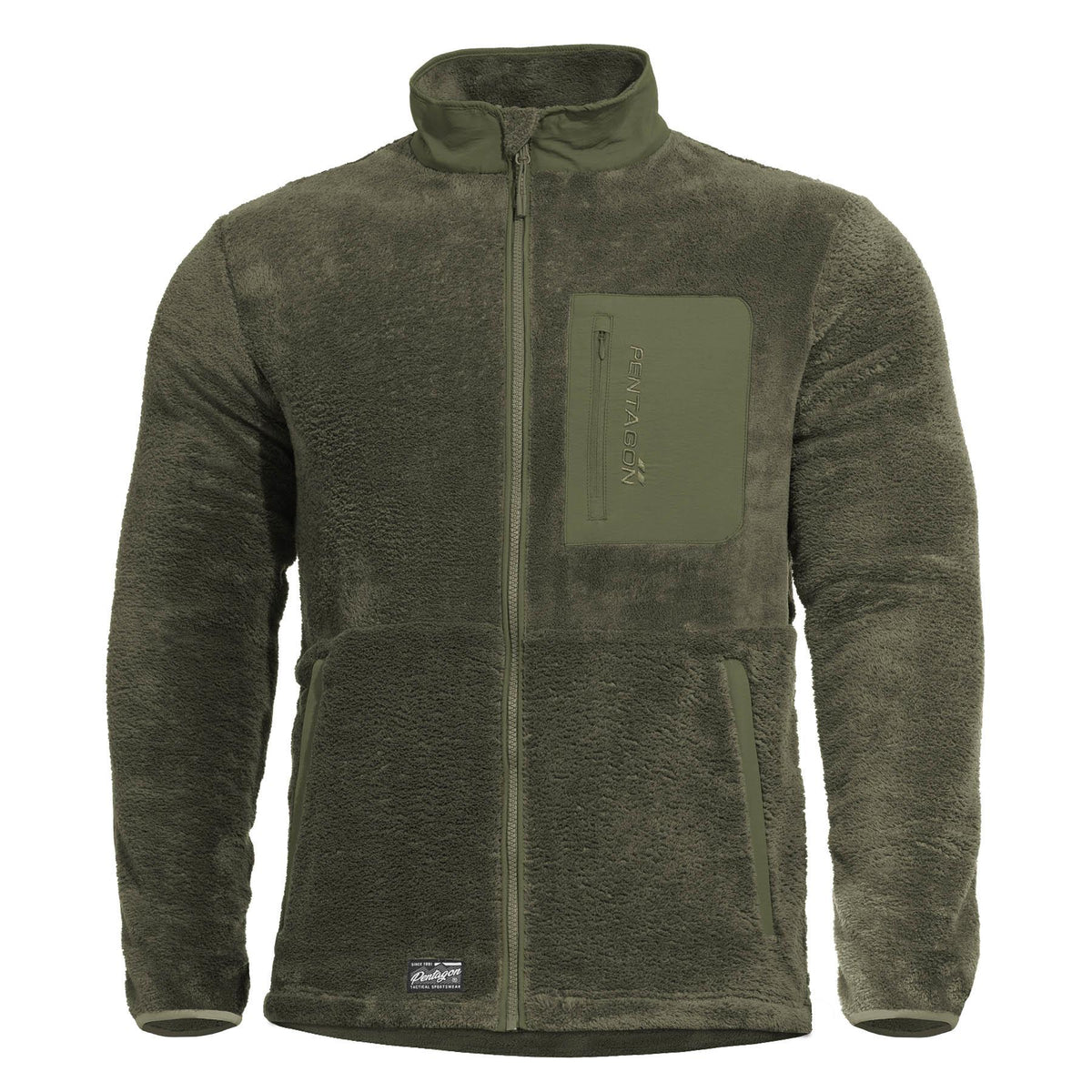 Pentagon Grizzly felpa con cappuccio in pile, ral7013