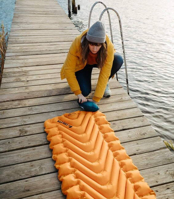 Klymit Static V Lite materasso per auto, arancio mango
