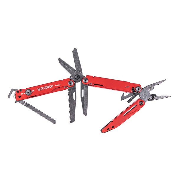NexTorch® Pioneer MT20RE Multifunctional Tool Rescue Edition, Red