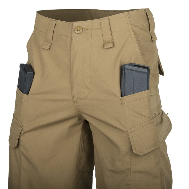 Helikon-Tex Pantaloncini CPU - PolyCotton Ripstop - EN woodland