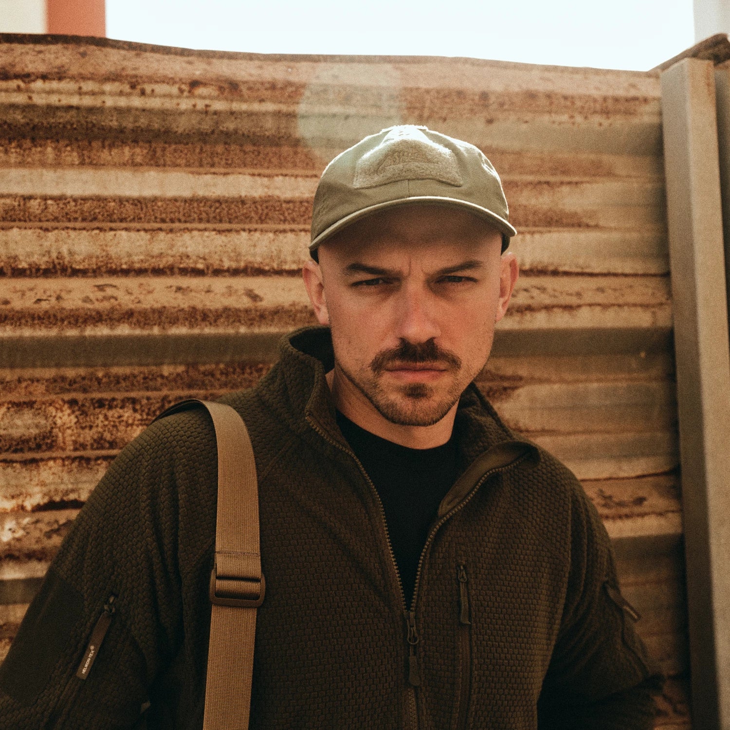 Helikon-Tex Alpha Tactical flisová bunda, coyote – v použití 3