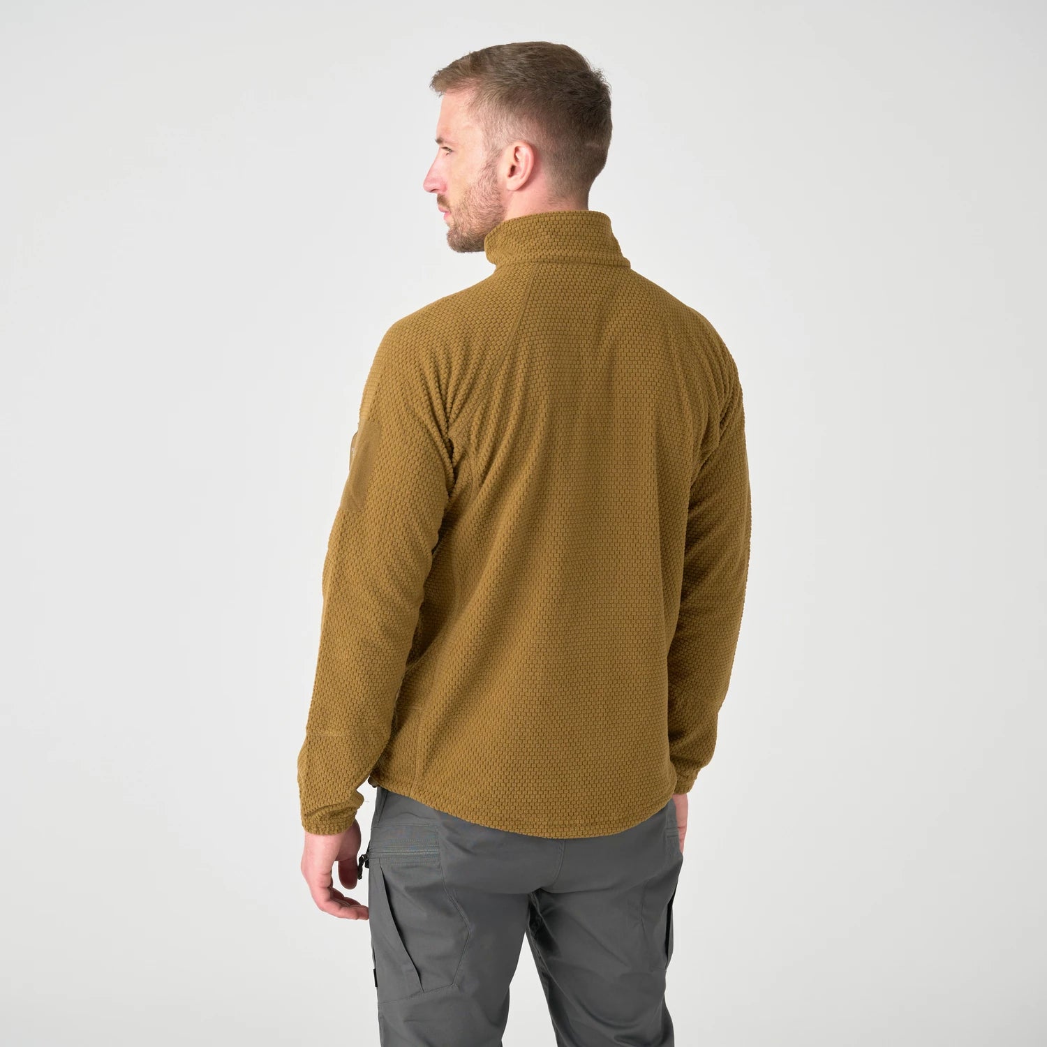 Helikon-Tex Alpha Tactical flisová bunda, coyote – detail 1