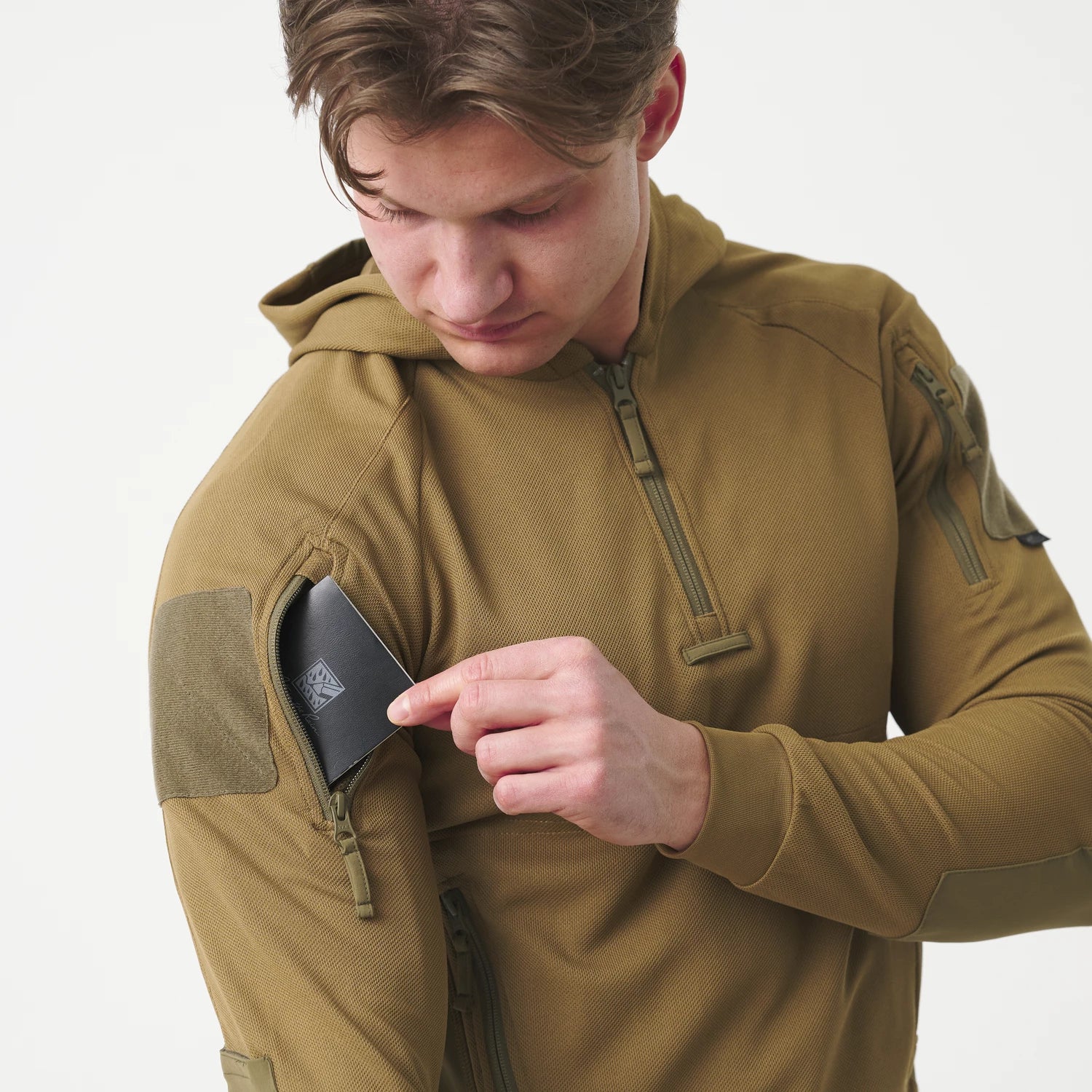 Helikon-Tex Range Hoodie mikina TopCool, čierna – detail 2