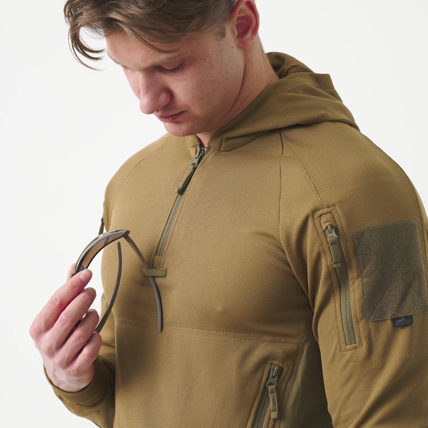 Helikon-Tex Range Hoodie mikina TopCool, čierna – detail 3