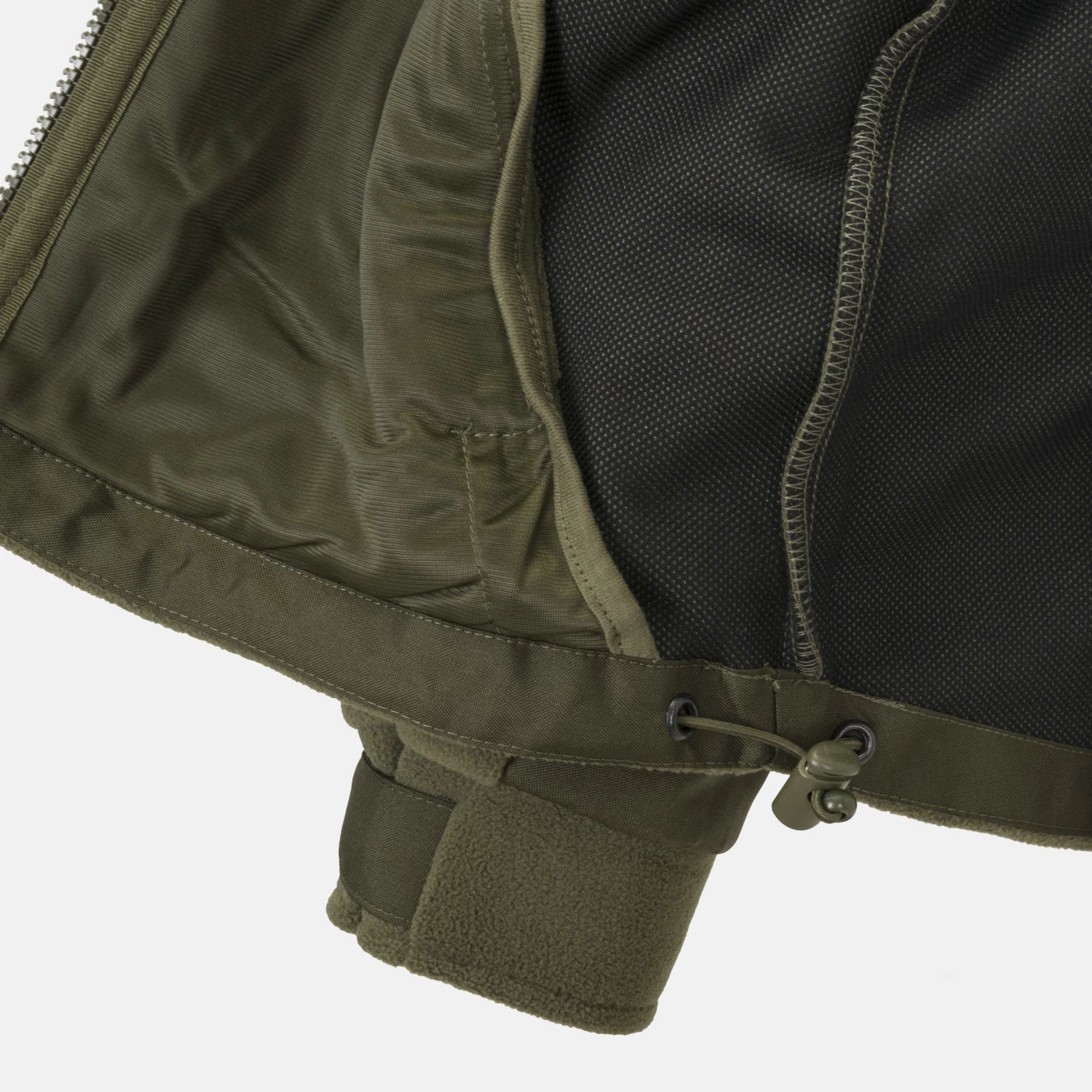 Helikon-Tex Classic Army spevnená flisová bunda, olivovo-čierna – detail 1