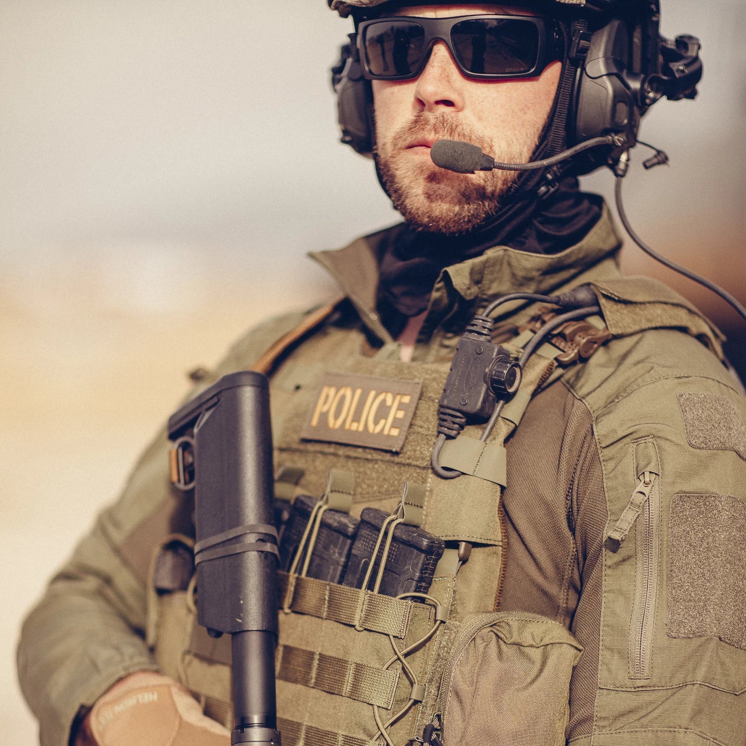 Helikon-Tex MCDU Combat tričko NyCo Ripstop, RAL 7013 – v použití 3