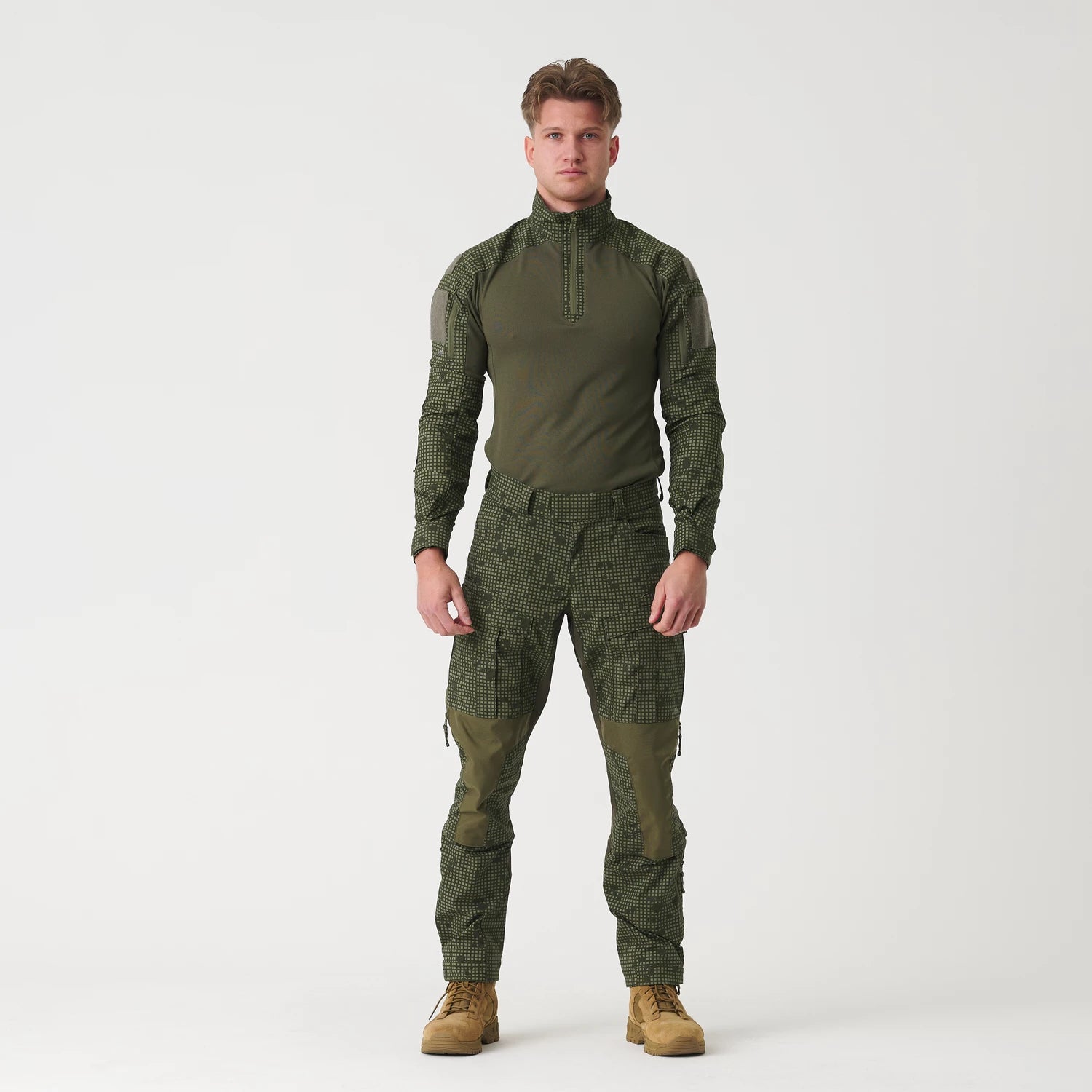 Helikon-Tex MCDU Combat tričko, US Woodland – detail 3