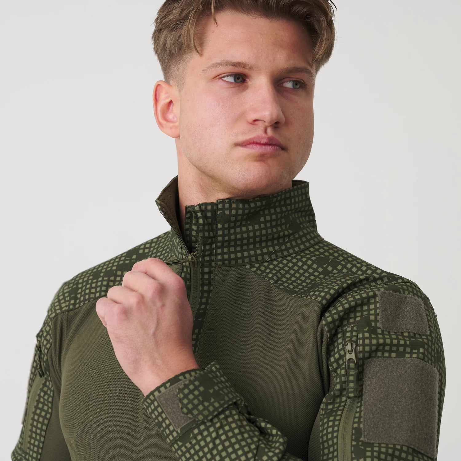 Helikon-Tex MCDU Combat tričko, US Woodland – detail 6