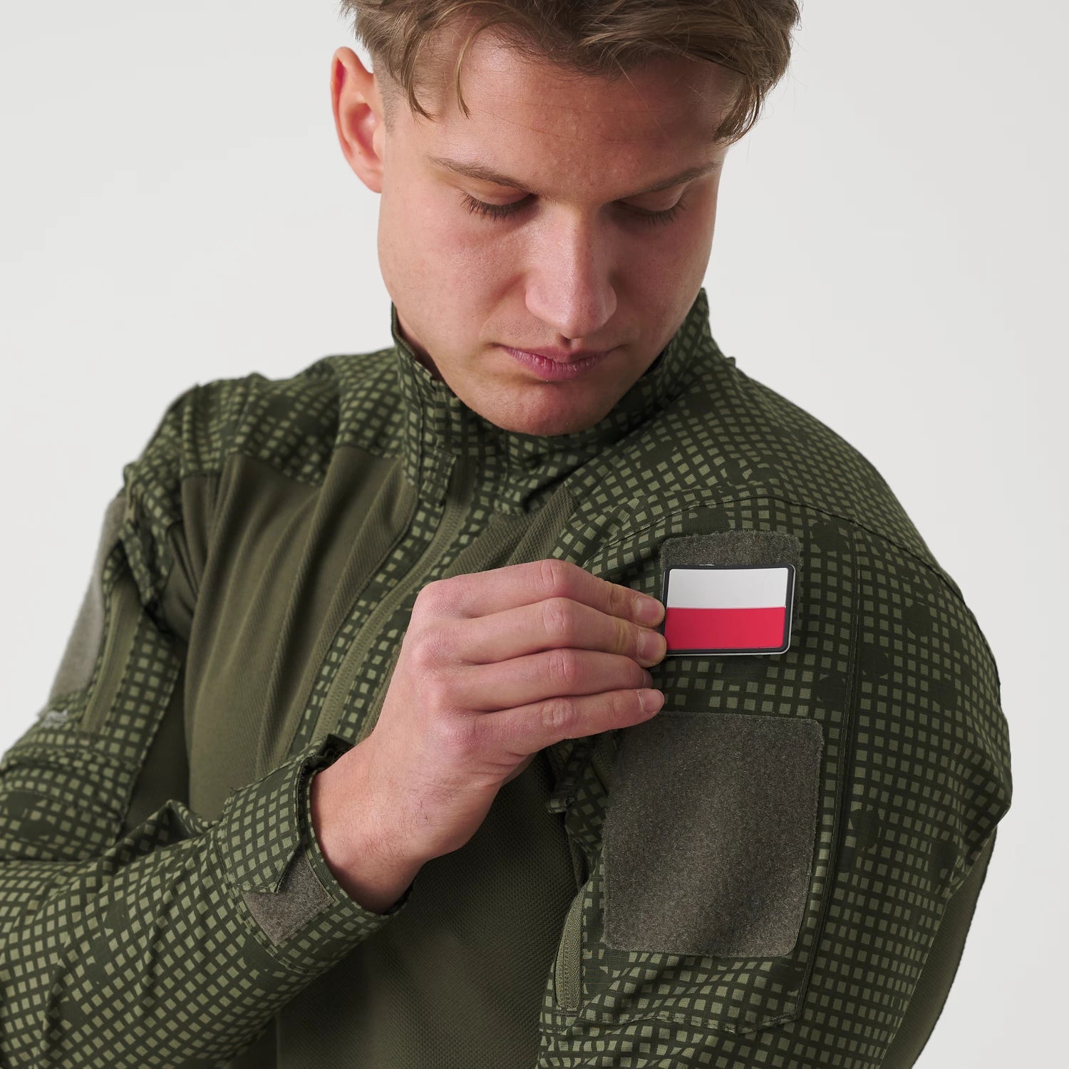 Helikon-Tex MCDU Combat tričko, US Woodland – detail 7