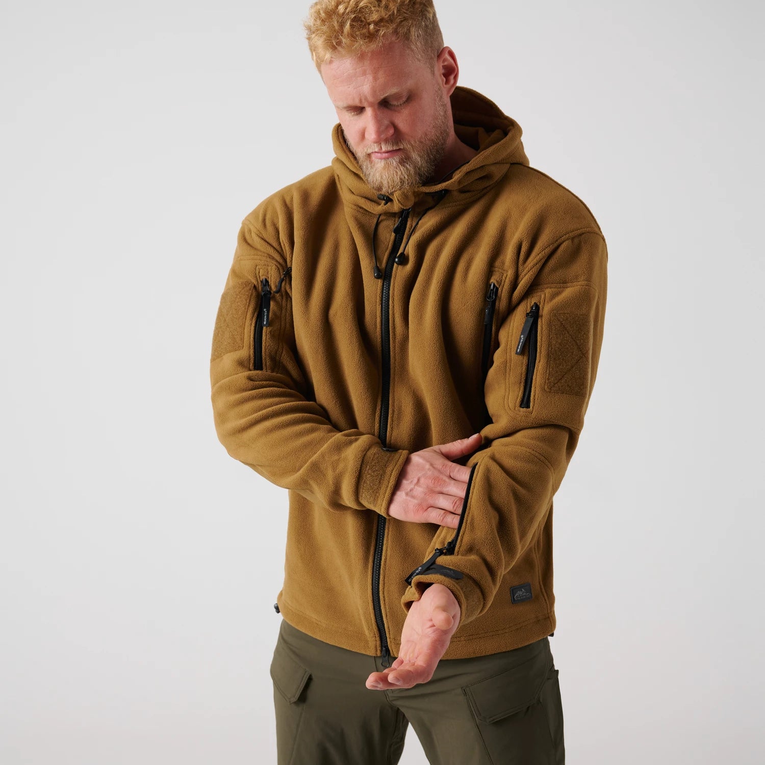 Helikon-Tex PATRIOT mikina Double Fleece, Shadow Grey – detail 1