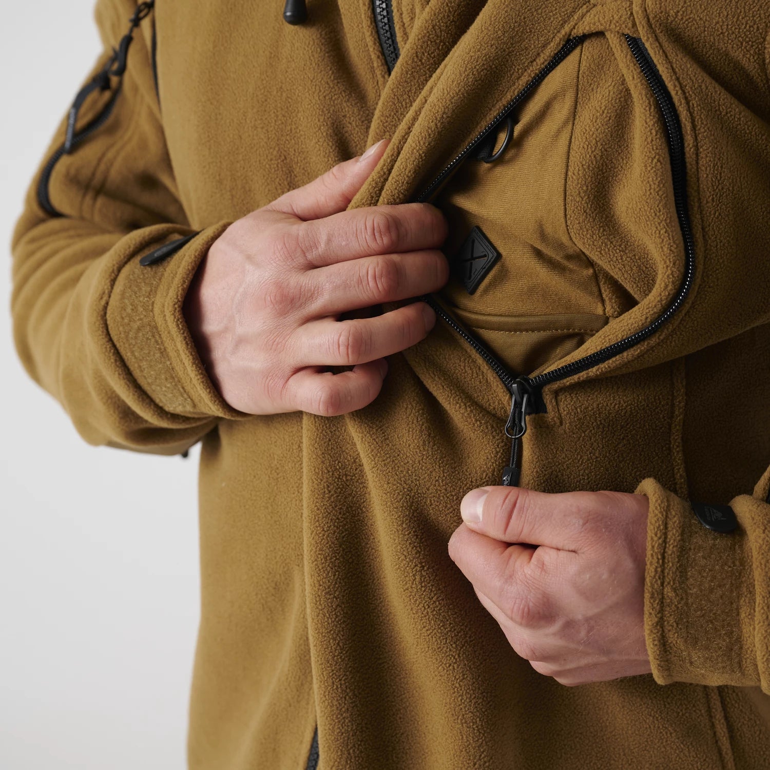 Helikon-Tex PATRIOT mikina Double Fleece, Olive Green – detail 4
