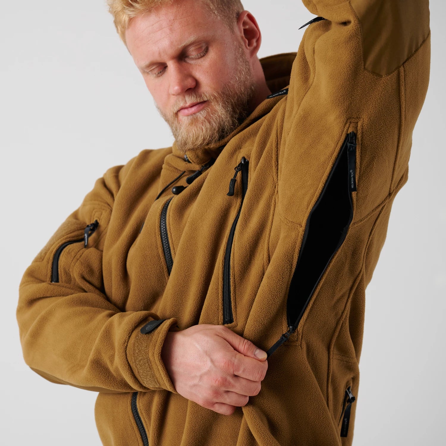 Helikon-Tex PATRIOT mikina Double Fleece, Olive Green – detail 7