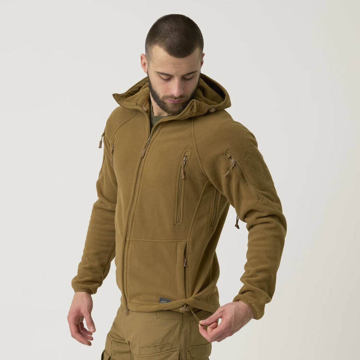 Helikon-Tex Patriot Mk 2 mikina Hybrid Fleece, Olive Green – detail 7