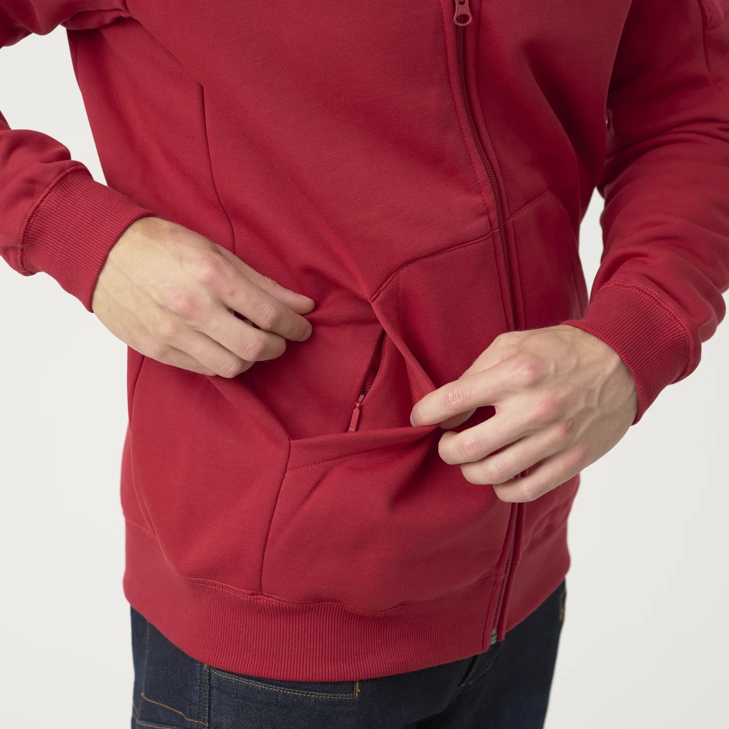Helikon-Tex mestská mikina taktická FullZip, Blue – detail 4
