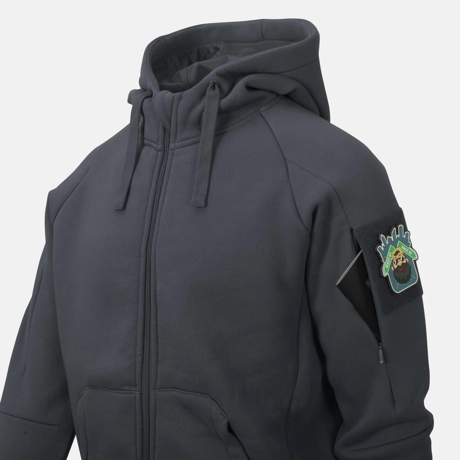 Helikon-Tex mestská mikina taktická FullZip, Blue – detail 5
