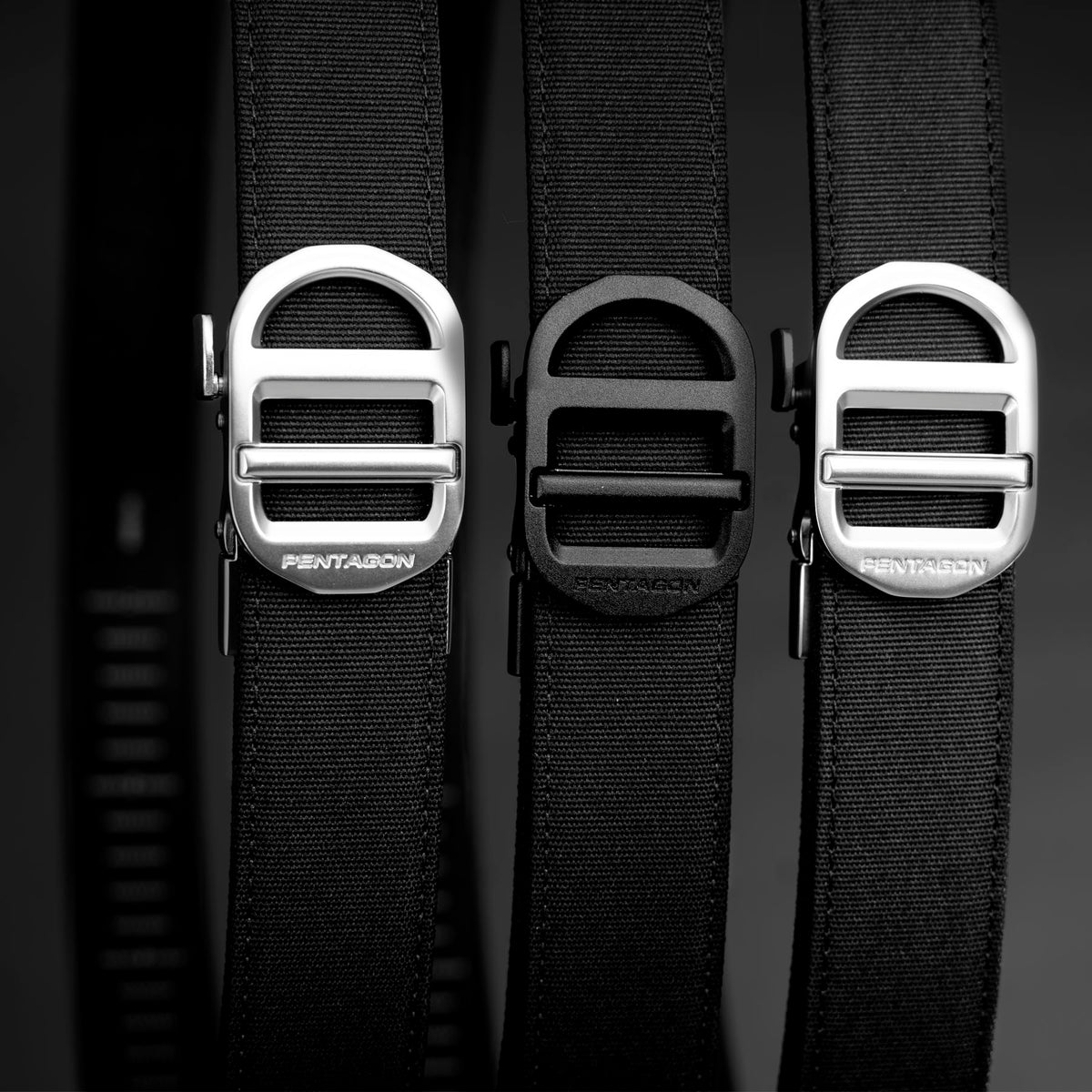 Pentagon Chuck Rachet STL belt, nero