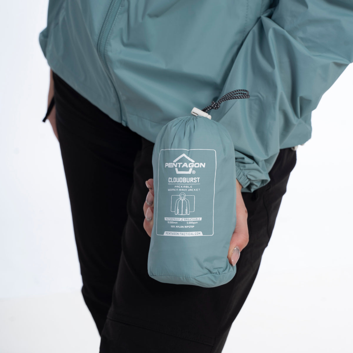 Pentagon Cloudburst Packable ženska jakna, rdeča