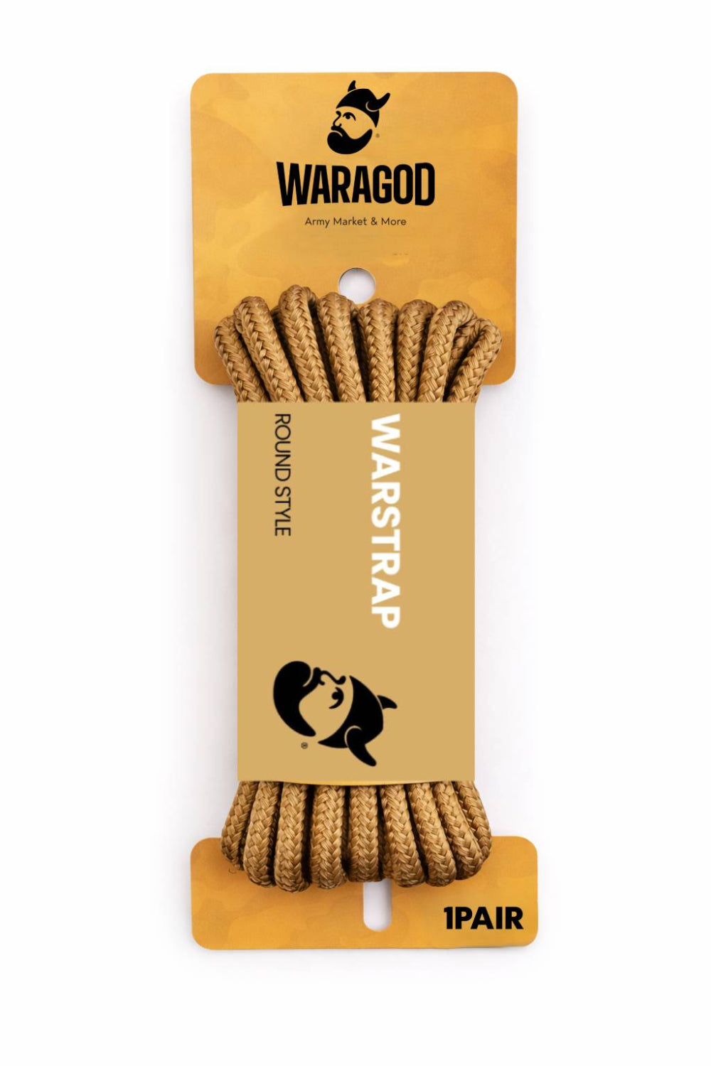 WARAGOD Warstrap Round lacciper scarpe, coyote