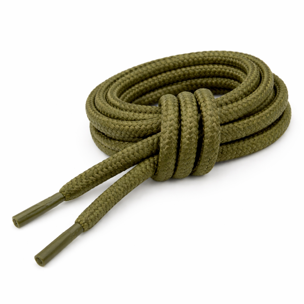 WARAGOD Warstrap Round Lacci per scarpe, oliva