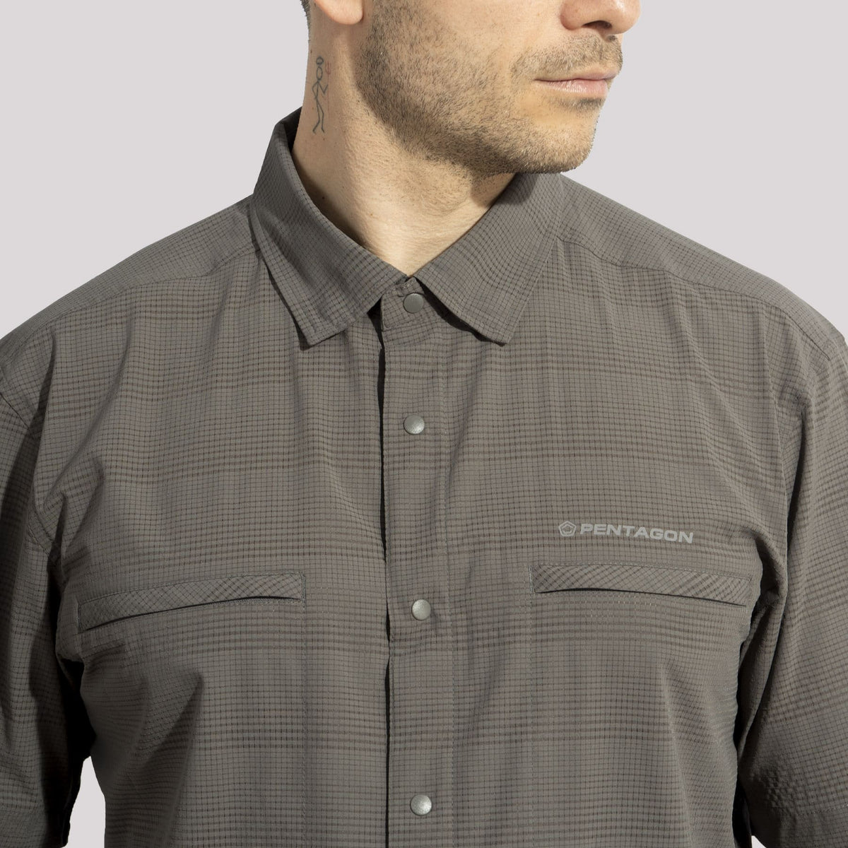 Pentagon Camicia Ripple Sunproof, kaki