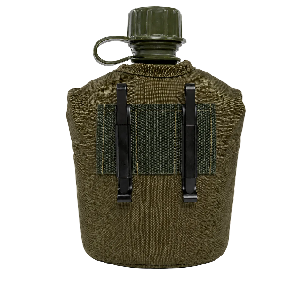 Borraccia da campo Dragowa Tactical con scodella in alluminio 1L, verde