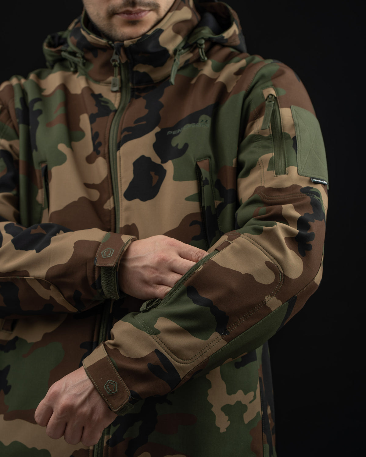 Pentagon Artaxes giacca da uomo, Woodland