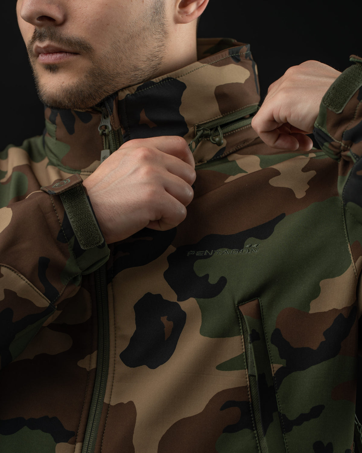 Pentagon Artaxes giacca da uomo, Woodland