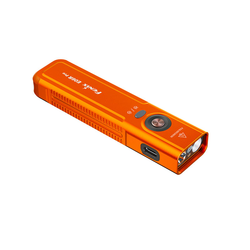 Fenix E06R PRO nabíjateľná EDC baterka, oranžová