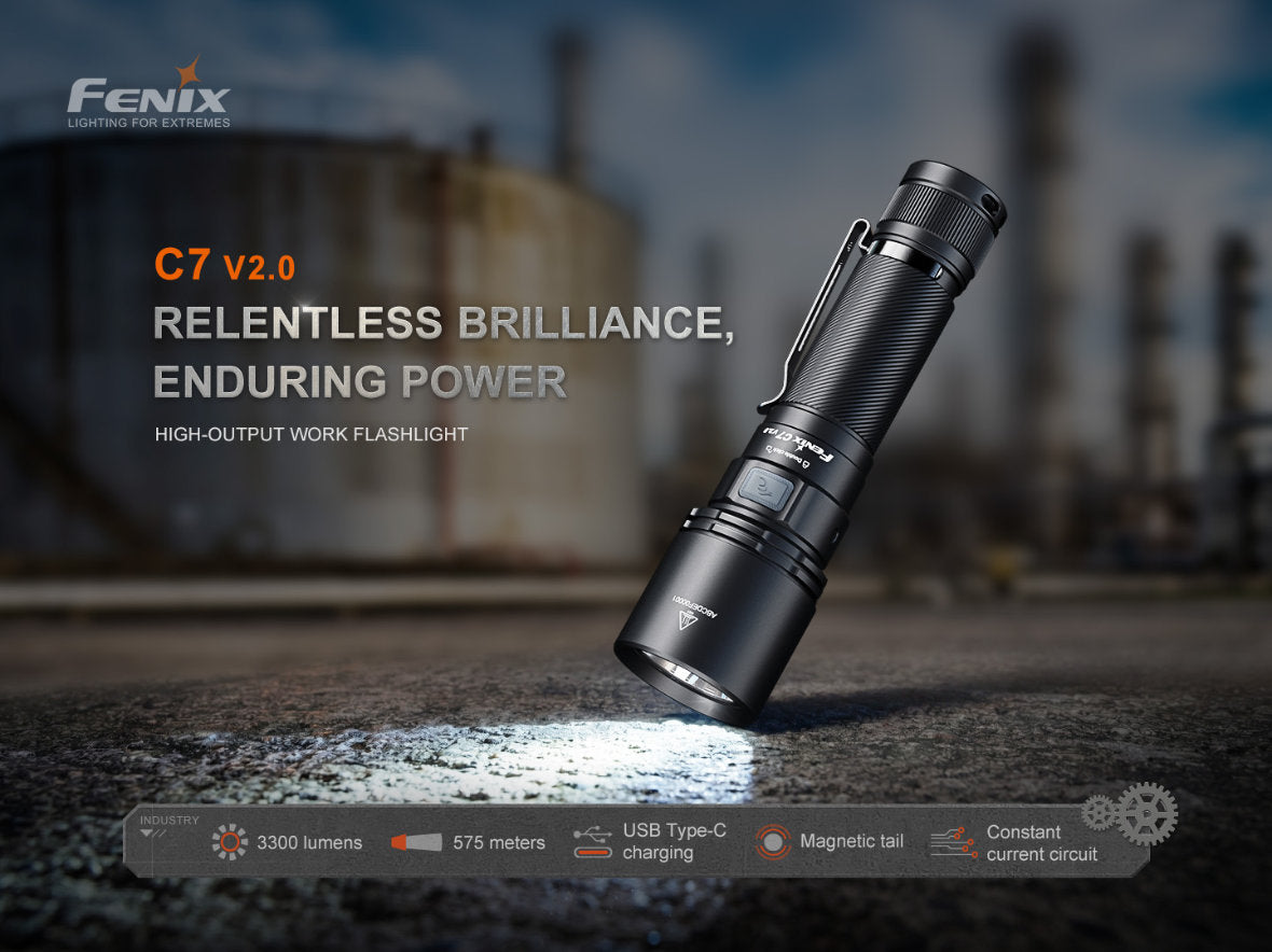 Fenix C7 V2.0 nabíjateľné svietidlo