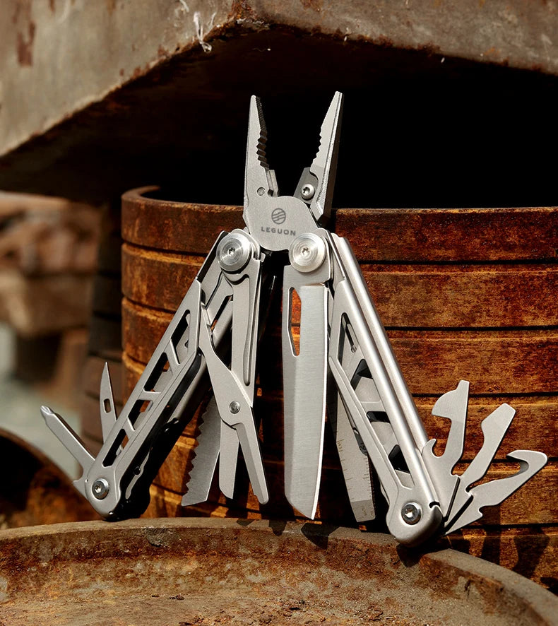 Leguon Tenax pinza multifunzione 16 in 1, argento