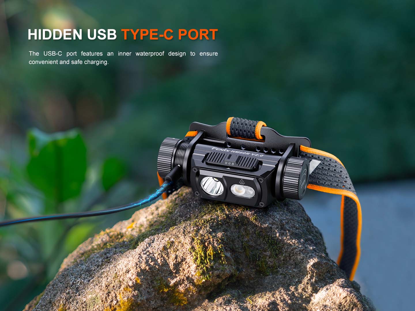 Fenix HM60R V2.0 nabíjateľná čelovka
