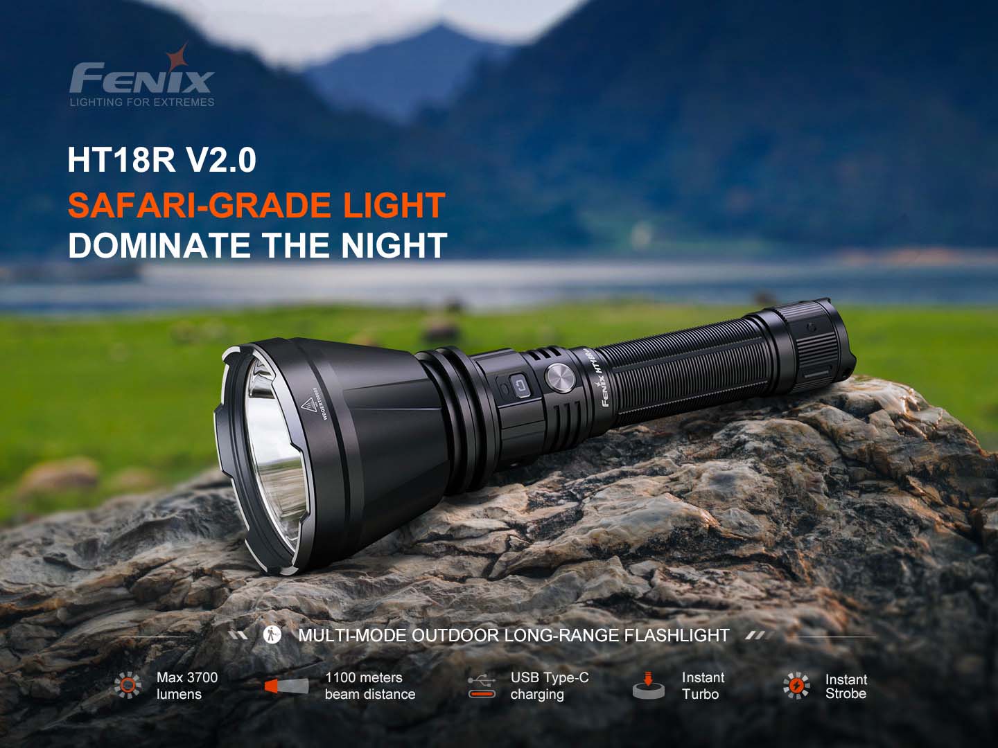 Fenix HT18R V2.0 nabíjateľné svietidlo