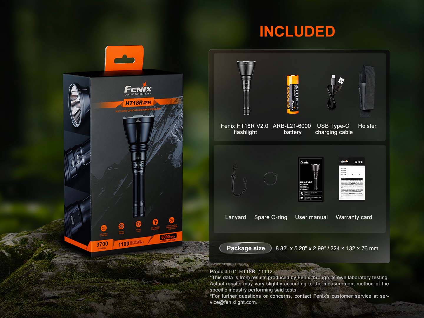 Fenix HT18R V2.0 nabíjateľné svietidlo