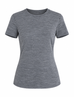 Icebreaker 150 Tech Lite III Merino maglietta a maniche corte da donna, grigio