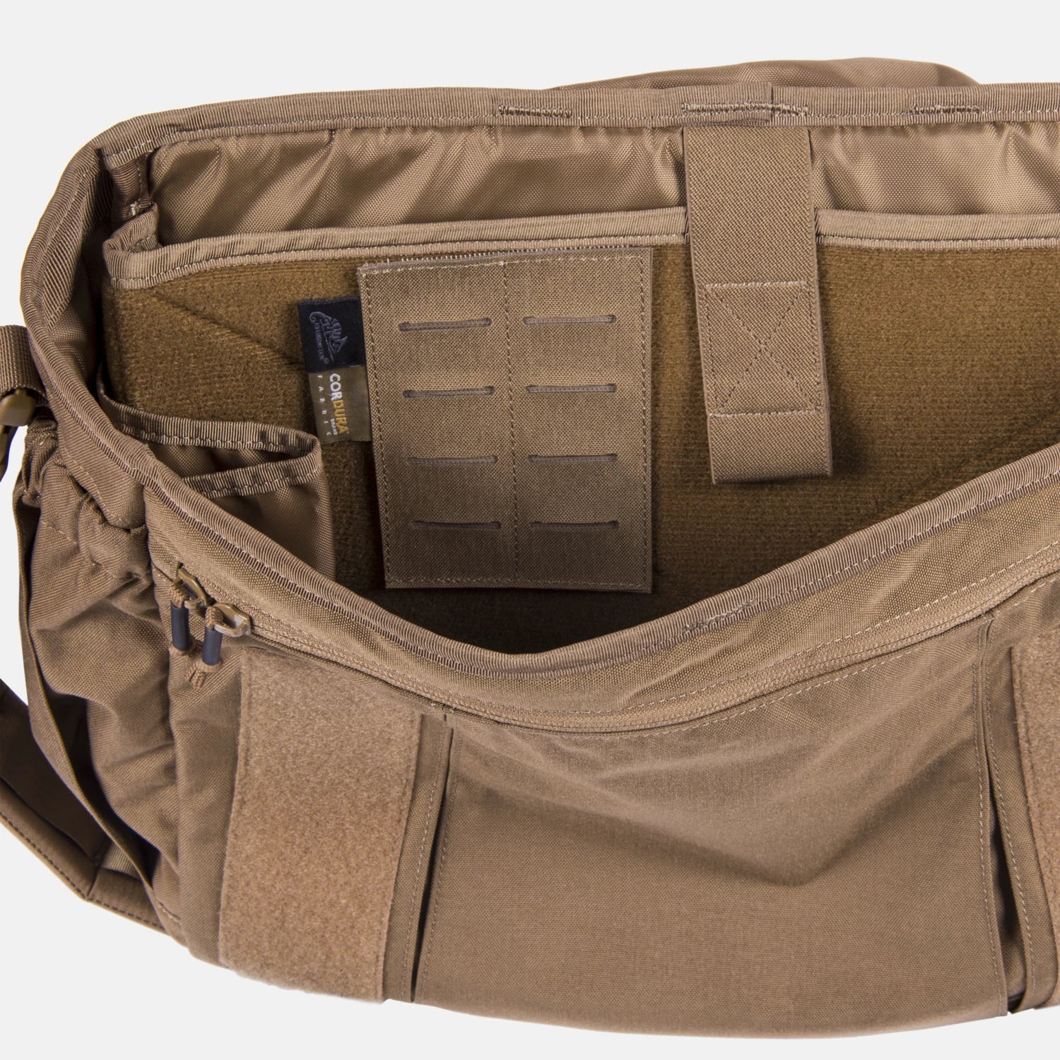 Helikon-Tex Adaptér 2 molle insert na suchý zips, čierny – detail 1