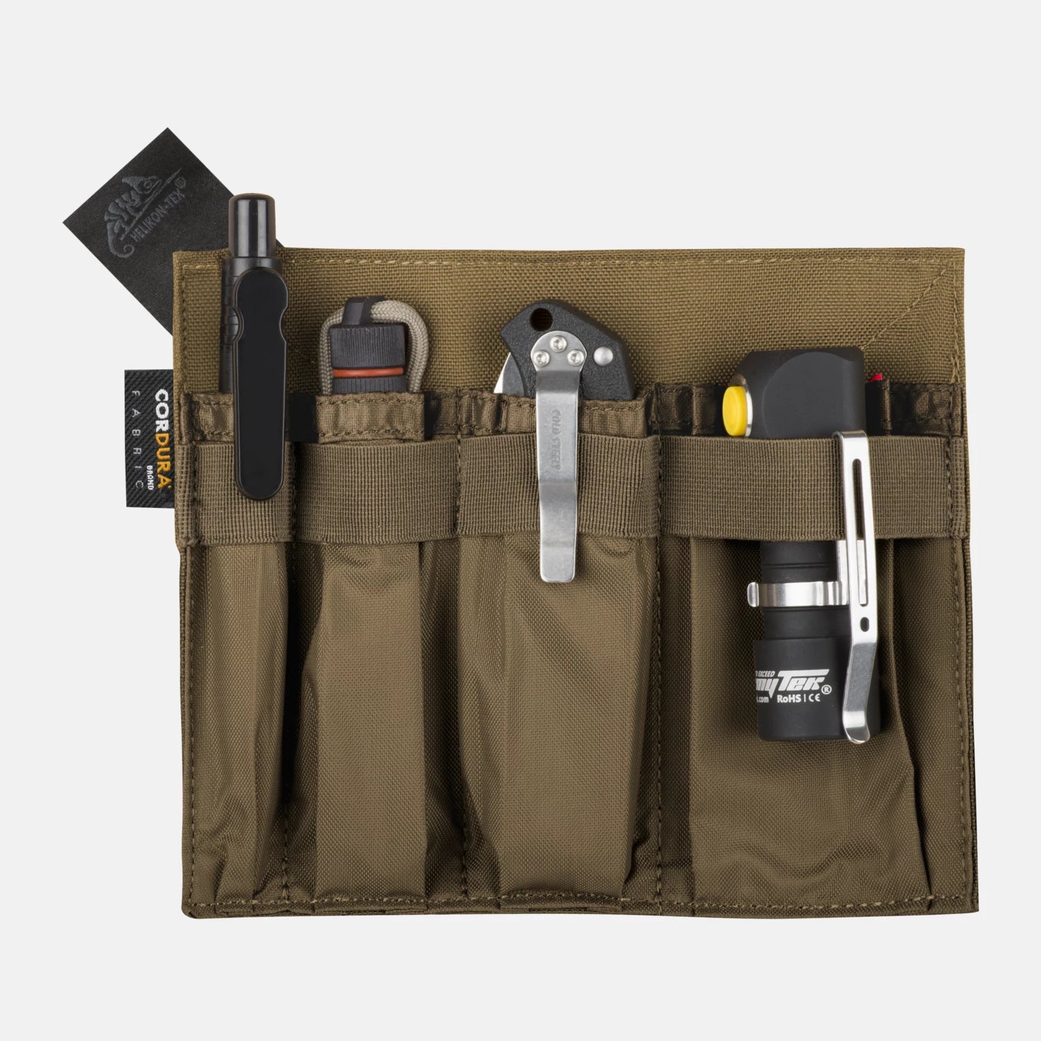 Helikon-Tex Insert Large organizér na suchý zips, čierny – detail 1