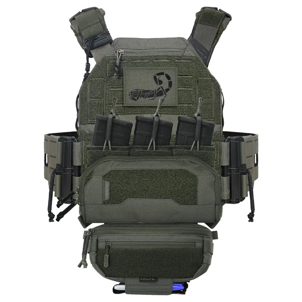Agilite K-Zero SF nosič plátov, ranger green