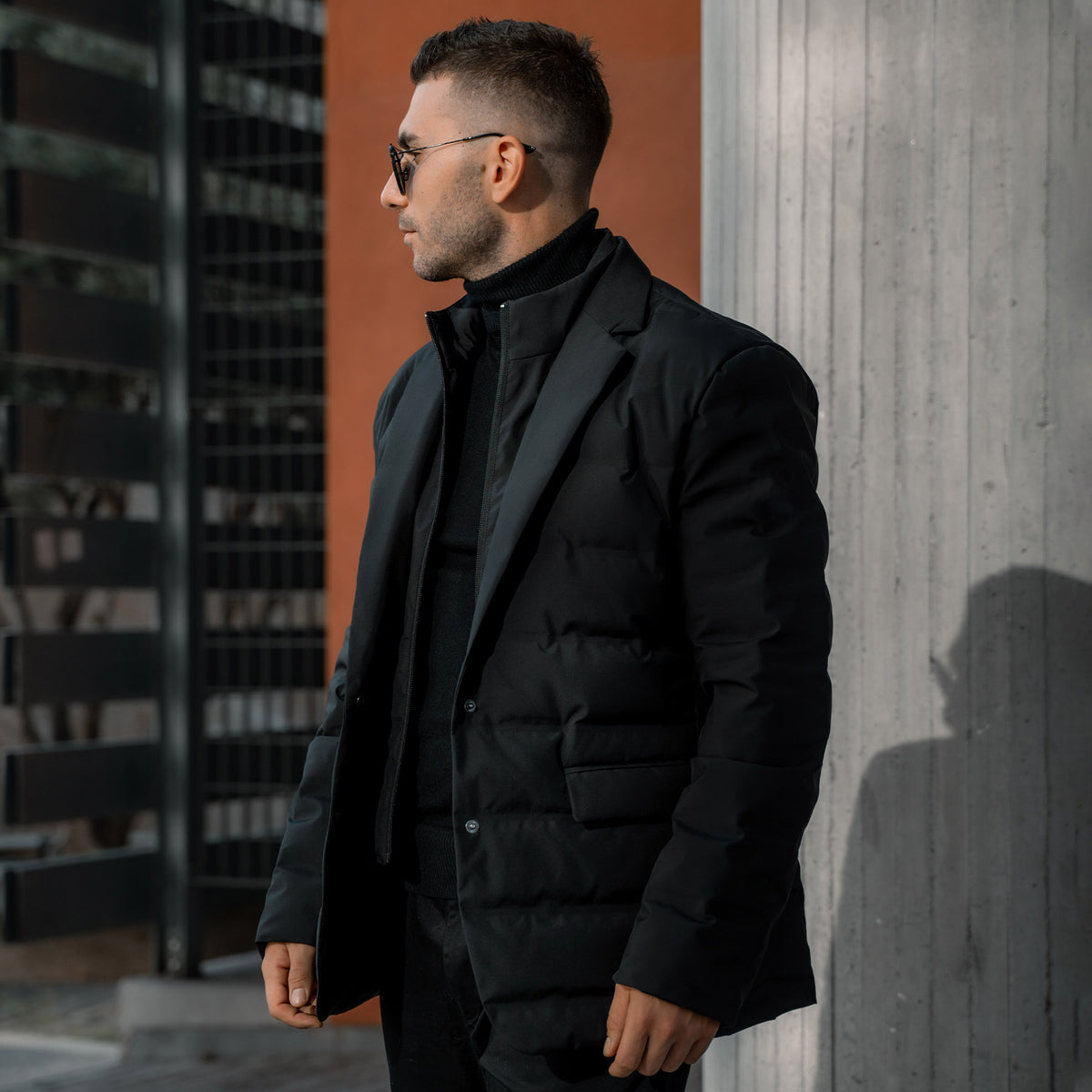 Pentagon Alpha giacca uomo stile blazer, nera